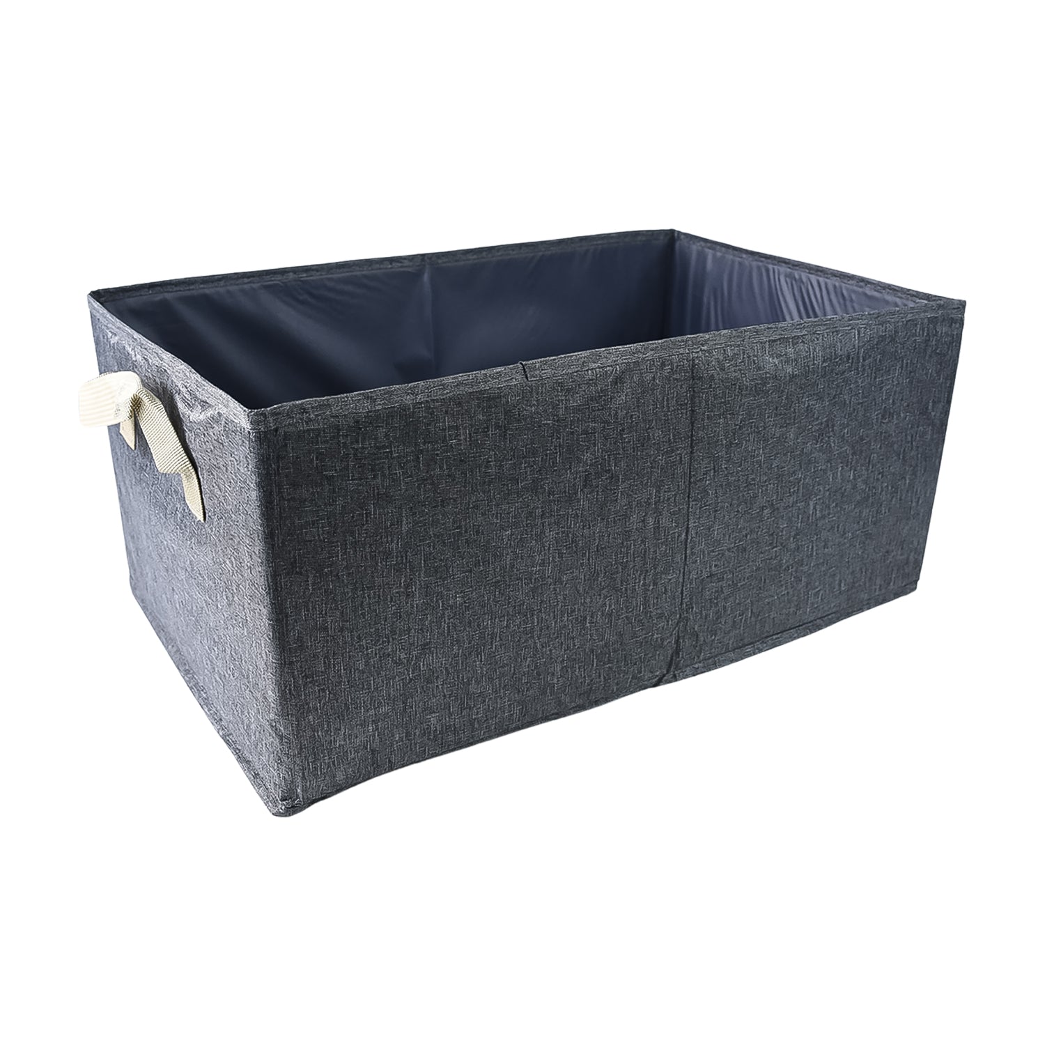 FOLDABLE CLOTH STORAGE BOX WITH HANDLES (47×28 CM) FOLDABLE CLOTH STORAGE BOX WITH HANDLES (47×28 CM)